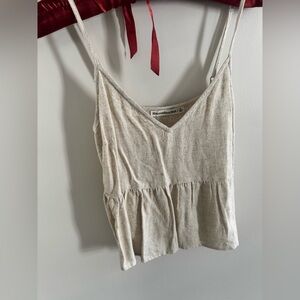 New without tags Abercrombie & Fitch Oat Linen-y top